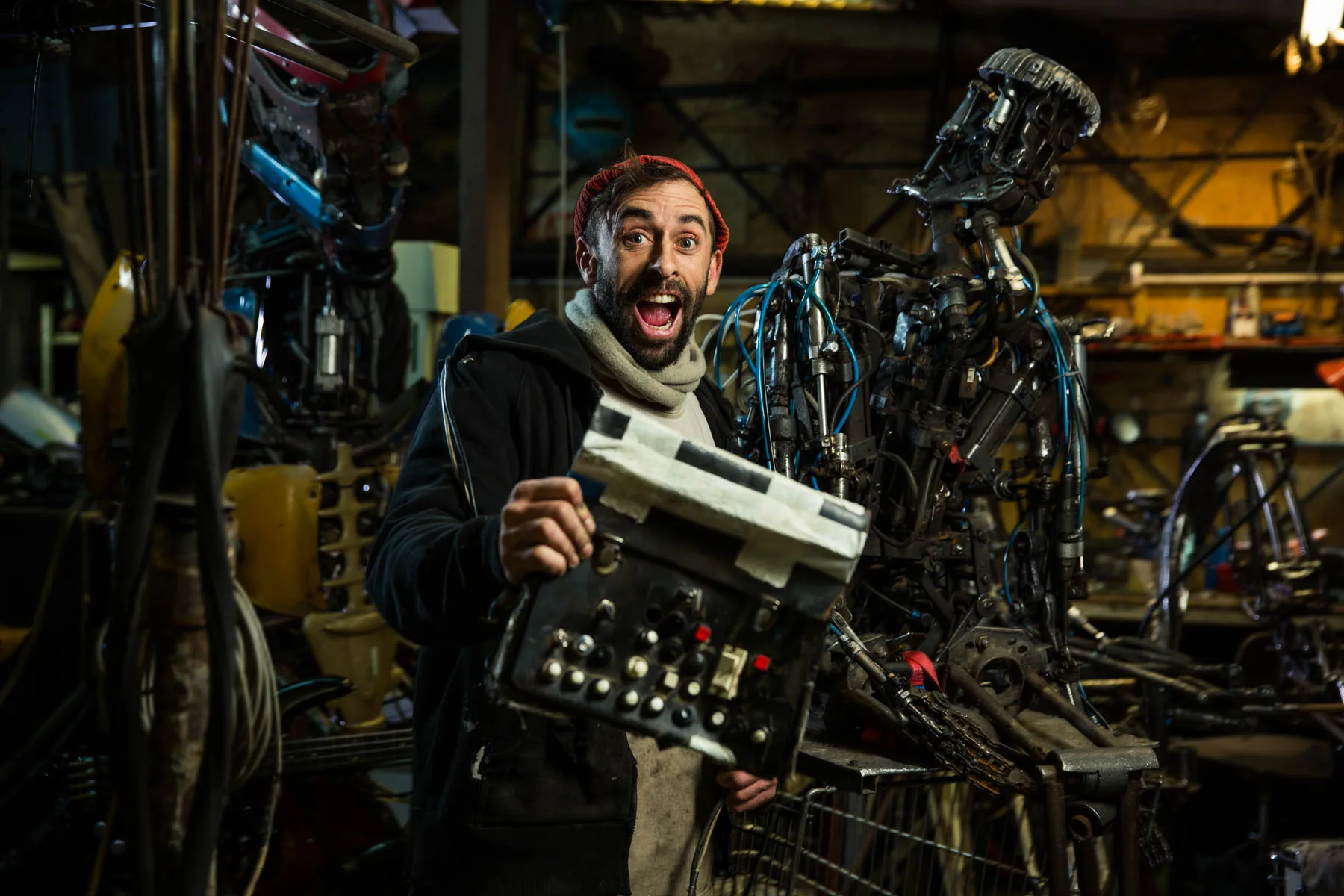 Kolja Kugler in his Berlin workshop
